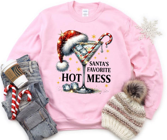 Santa's Favorite Hot Mess Pink